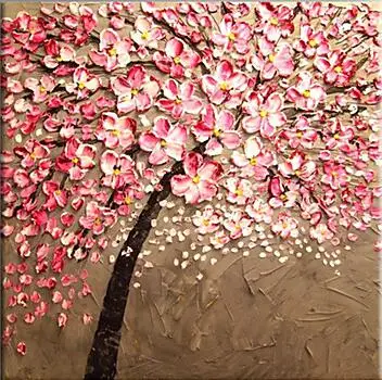 Oil Painting Creme Flower Abstract Oil Painting Creme Flower Abstract