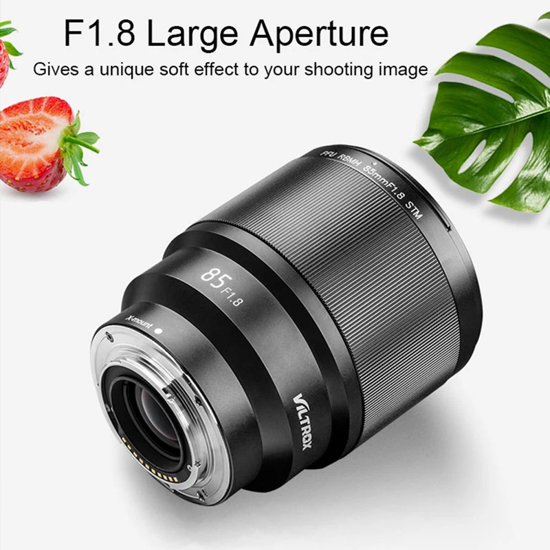 VILTROX PFU RBMH 85 мм F1.8 STM X mount AF Автофокус MF стандартный основной объектив портретный