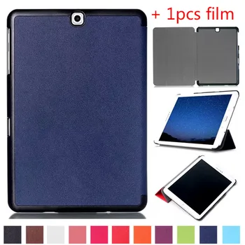 

Tri-fold Karst Stand Leather Case Cover Screen Protector For Samsung Galaxy Tab S2 9.7" SM-T810 T817 T813 T815 T819 Tablet PC