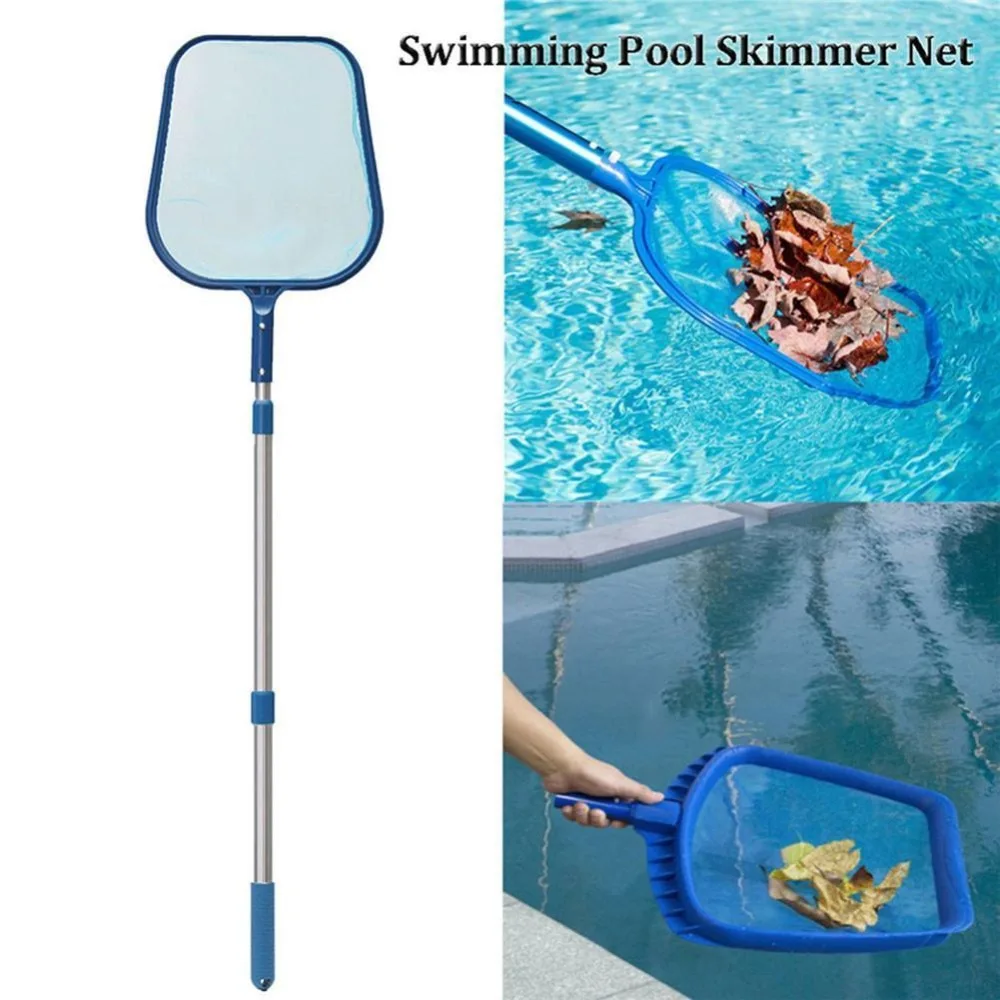 Swimming Net Leaf Skimmer With Telescopic Pole Intex Pools And Spas Plastic - Cleaning - AliExpress