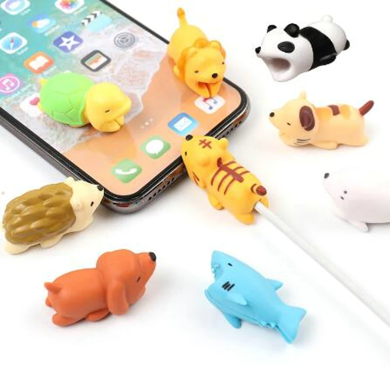 Держатель для телефона Dehyaton Iphone милый держатель органайзер защиты кабеля укуса