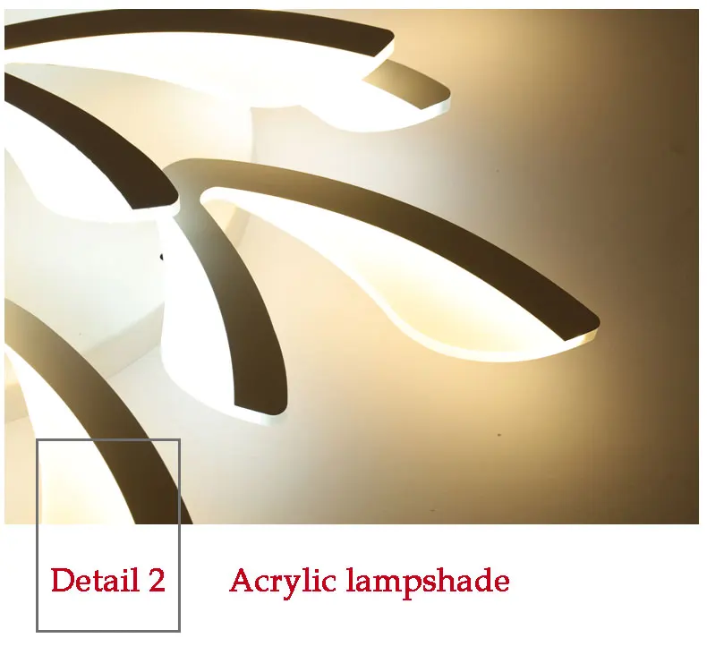 Креативные акриловые Современные светодиодные люстры для гостиной, спальни, кухни, светильники, монтируемые на поверхности, светодиодные потолочные люстры