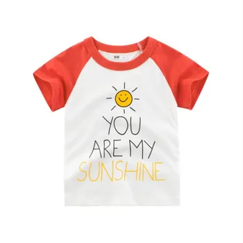 

kids Cartoon Boys Shirts Children Kids Boys Tops Tees Shirts for Summer Cotton Girls Boys Shorts T-Shirts