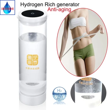 

Hydrogen-Rich Generator Alkaline Water Bottle Anti-Aging Pure H2 Glass Cup SPE/PEM Dupont N117 Ionic Membrane Electrolysis