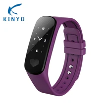 Здоровья смарт-браслет для мужчин и женщин Дамы с сердечного ритма крови Давление мониторинга Smart band Фитнес трекер Браслет
