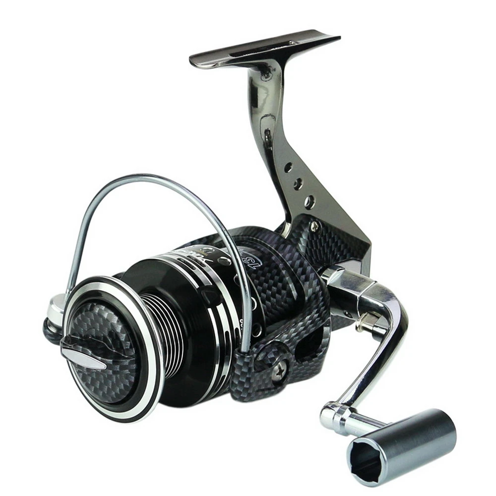 

HIGH Quality Metal Spinning Fishing Reel 14BB XF1000-XF7000 Ratio 5.1:1 4.7:1 Fish Wheel Saltwater Carretilha Pesca For FISHING