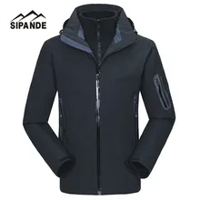 Новая мужская зимняя ветровка для походов, Водонепроницаемая спортивная куртка с капюшоном для отдыха на природе, восхождения, пешего туризма, теплые пальто на заказ