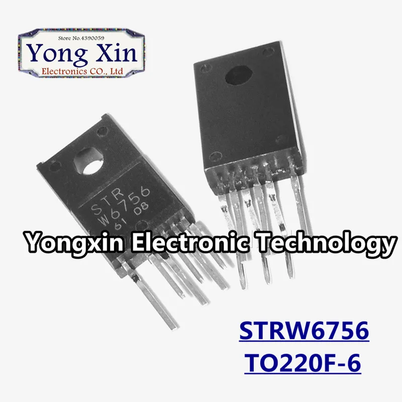 Бесплатная доставка 10 шт./лот новый оригинальный STRW6756 STR-W6756 импульсный модуль