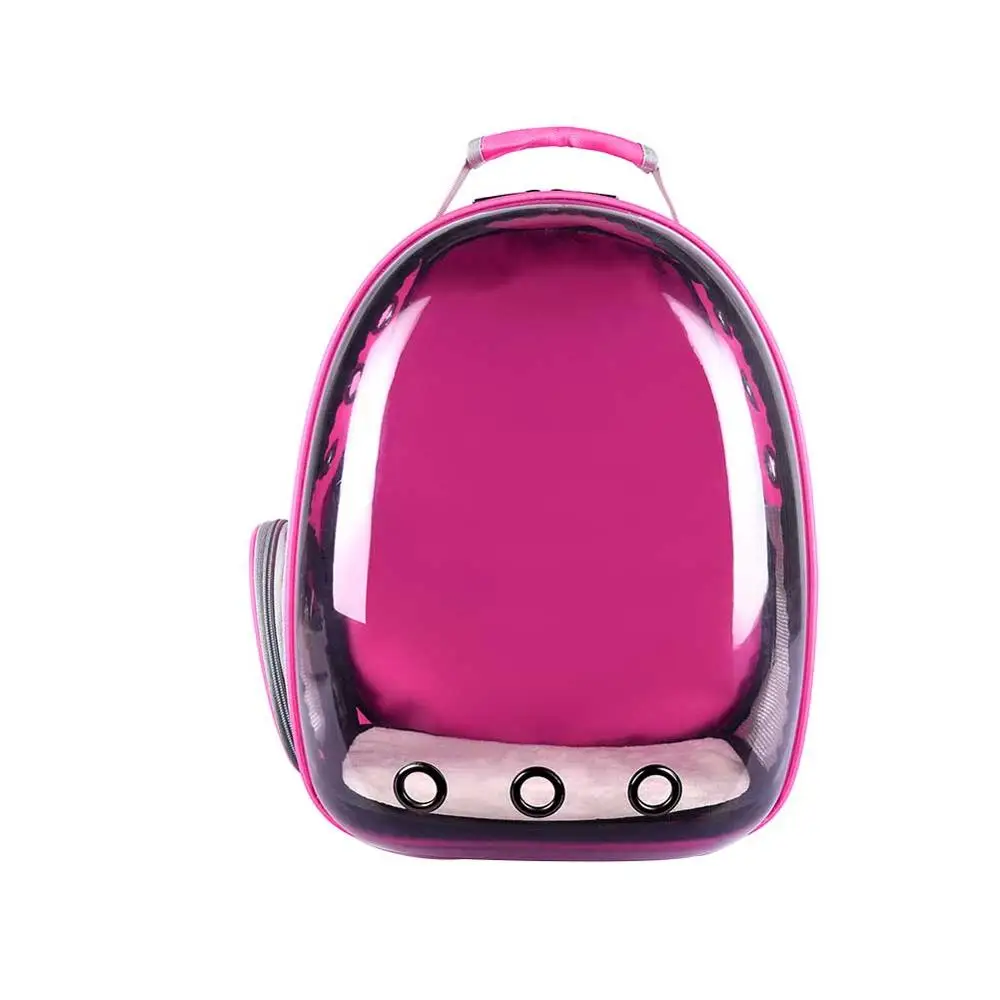 A Hot Pink Рюкзак для переноски кошки рюкзак для кошки для котенка щенка чихуахуа маленькая собака уличная переноска для поездок сумка космический рюкзак капсулы - Цвет: A Hot Pink