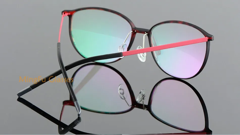 EAGWOO EMS из чистого титана, очки для девочек и мальчиков, полная оправа, оптическая оправа, рецепт, винтажные очки, круглые очки 890062