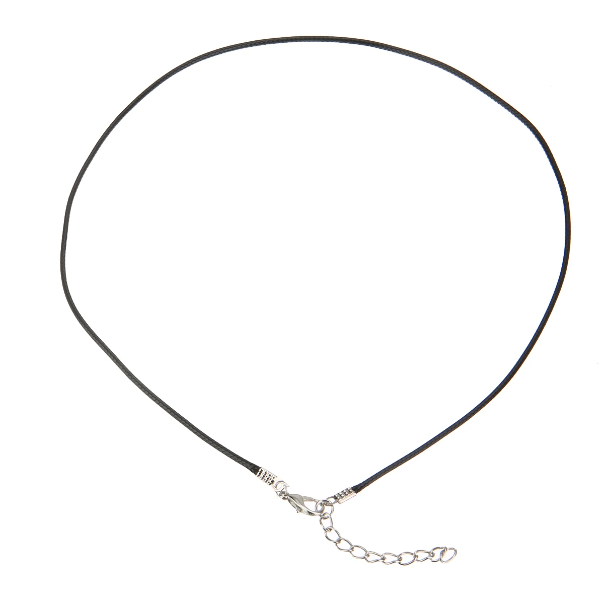 100pcs/lot 1.5 mm Wax Line Leather Chains Necklace Pendant Charms Cord Beads String Lobster Strap Rope DIY Jewelry