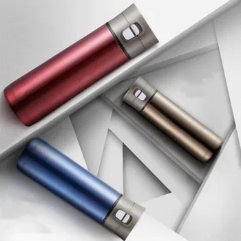 

Thermos Cup Men's Office Business Car Portable Tea Cup 304 Stainless Steel Vacuum Straight Water Cup