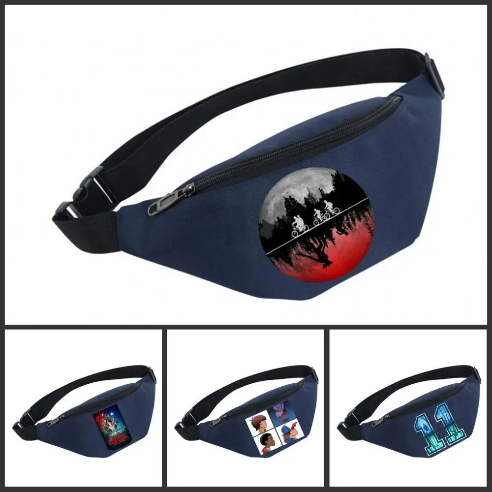 

Waist Bag women Belt Waterproof Chest Handbag Unisex Fanny Pack Ladies Waist Pack Belly Bags For Stranger Things