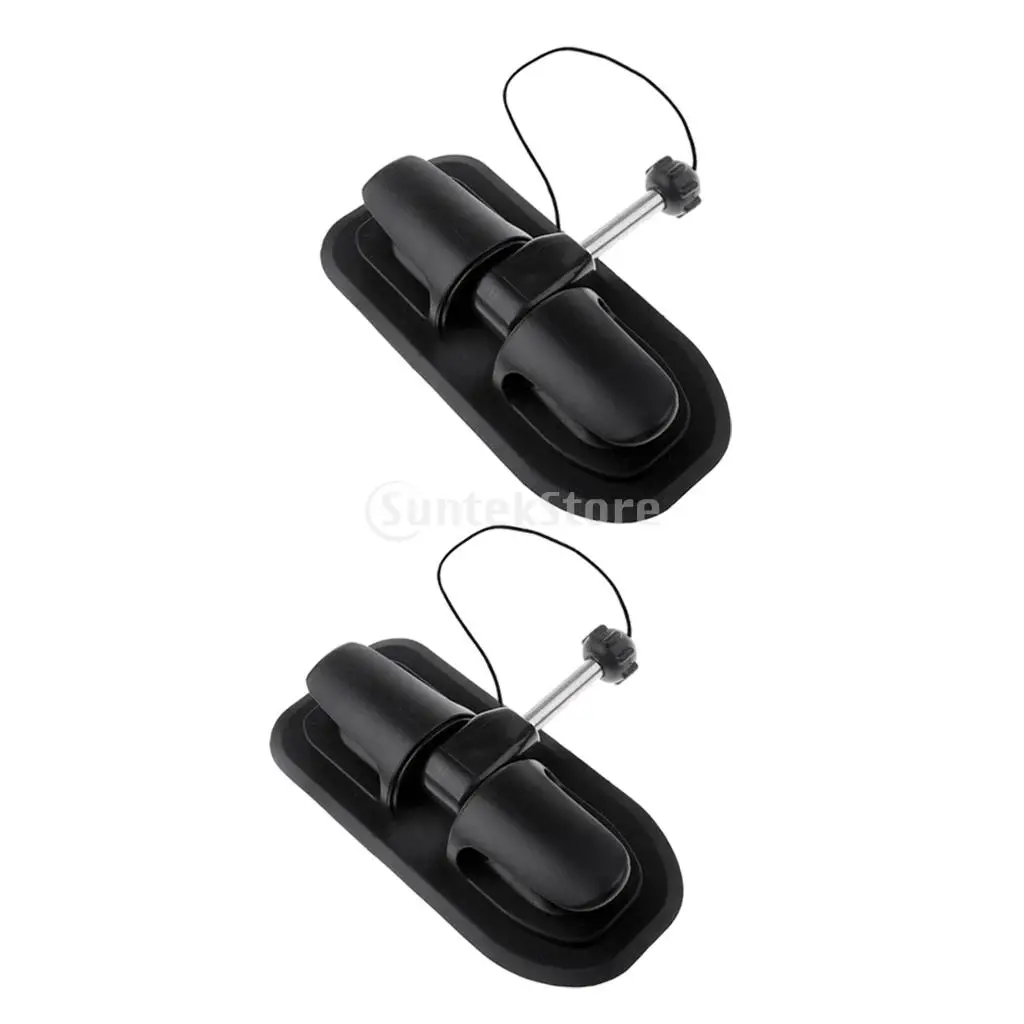 2 Pieces Inflatable Boat Oar Lock Patch Mount Kayak Canoe Raft Watercraft Parts Replacement Accessories