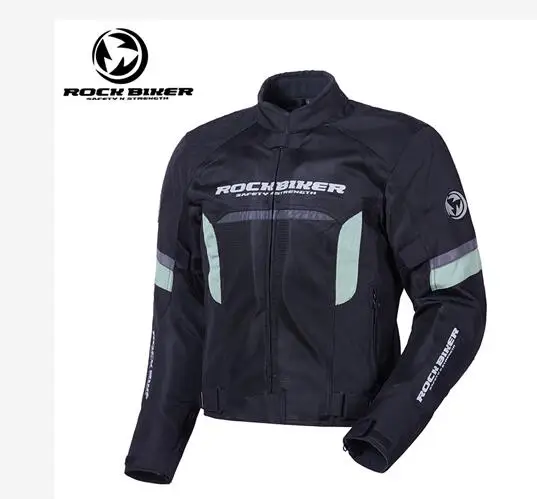 ROCK Байкер отражательная куртка для мотоциклов гоночный костюм защитный Шестерни Броня мотоциклетная куртка+ брюки в стиле хип-хоп; протектор мото Костюмы набор - Цвет: Шампанское