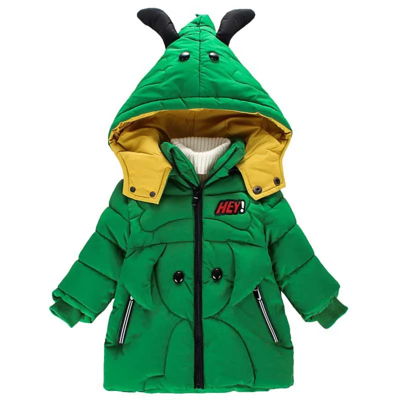 

2019 Children's Winter Jackets Duck Down Padded Children Clothing cartoon Big Boys Warm Winter Down Coat Thickening Outerwear