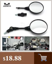 Аксессуары для мотоциклов боковые зеркала заднего вида для SUZUKI GSR 600 GSXR 600 750 1000 GSX-S750 SFV650 веслонос KTM Duke 125 200 390