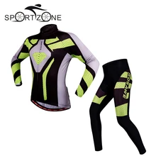 Wosawe Для мужчин Для женщин Демисезонный Длинные Джерси костюм Велосипедный Спорт для верховой езды одежда Велоспорт Джерси MTB Костюмы комплект Ropa Ciclismo спортивной