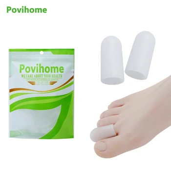 

Povihome 10Pcs Foot Corns Blisters Remover Gel Tube Bandage Finger & Toe Protectors Foot Pain Relief Guard for Feet Care C169