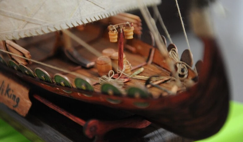 Классическая деревянная шкала парусная лодка деревянная шкала корабль 1/50 кораблей викингов масштабная Монтажная модель корабельный строительный комплект масштабная лодка корабль