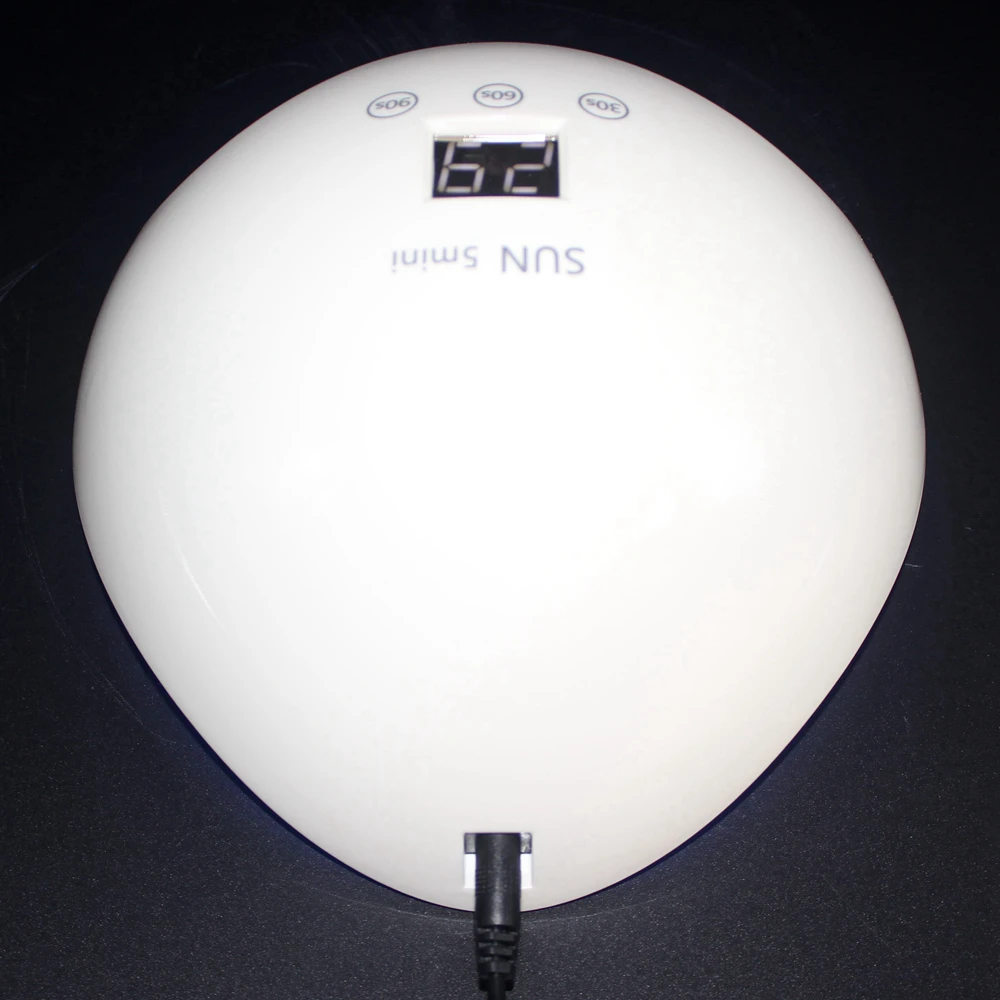 

Tools for All UV Lamp Nail Gel Nail Polish with Display Professional Curing SUN Nail Dryer 24W Dual UV LED Nail Lamp