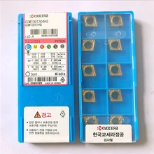 YZ66 10 pcs CCMT09T304HQ CCMT32.51HQ PV7020 Pastilhas de Cermet Novo
