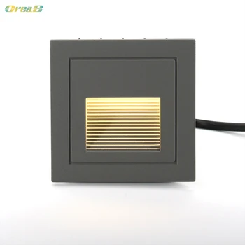 

Oreab 3W 4 Pcs/ Lot Mini Recessed Led Step Lights Stair Lamp Outdoor Ip65 Waterproof Warm / Cold White Nordic Led Garden Light