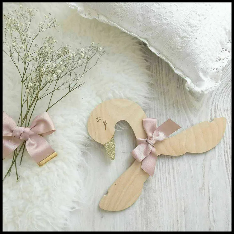 2017 ins скандинавском стиле деревянная лук Лебедь стены деревянные детская комната