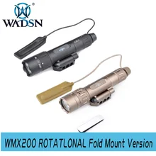 WADSN Surefir тактический флэш-светильник WMX200 rotatloal Fold Mount стробоскоп версия страйкбол факелы Scout светильник WNE08036 оружейный светильник s