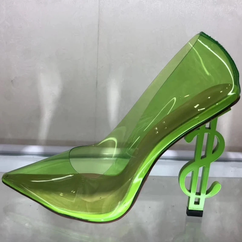 Ясности PVC красочный, крутой, летняя обувь на высоком Стиль прозрачная модная обувь женская обувь Свадебная вечеринка для ночного клуба; пикантные туфли на высоком каблуке