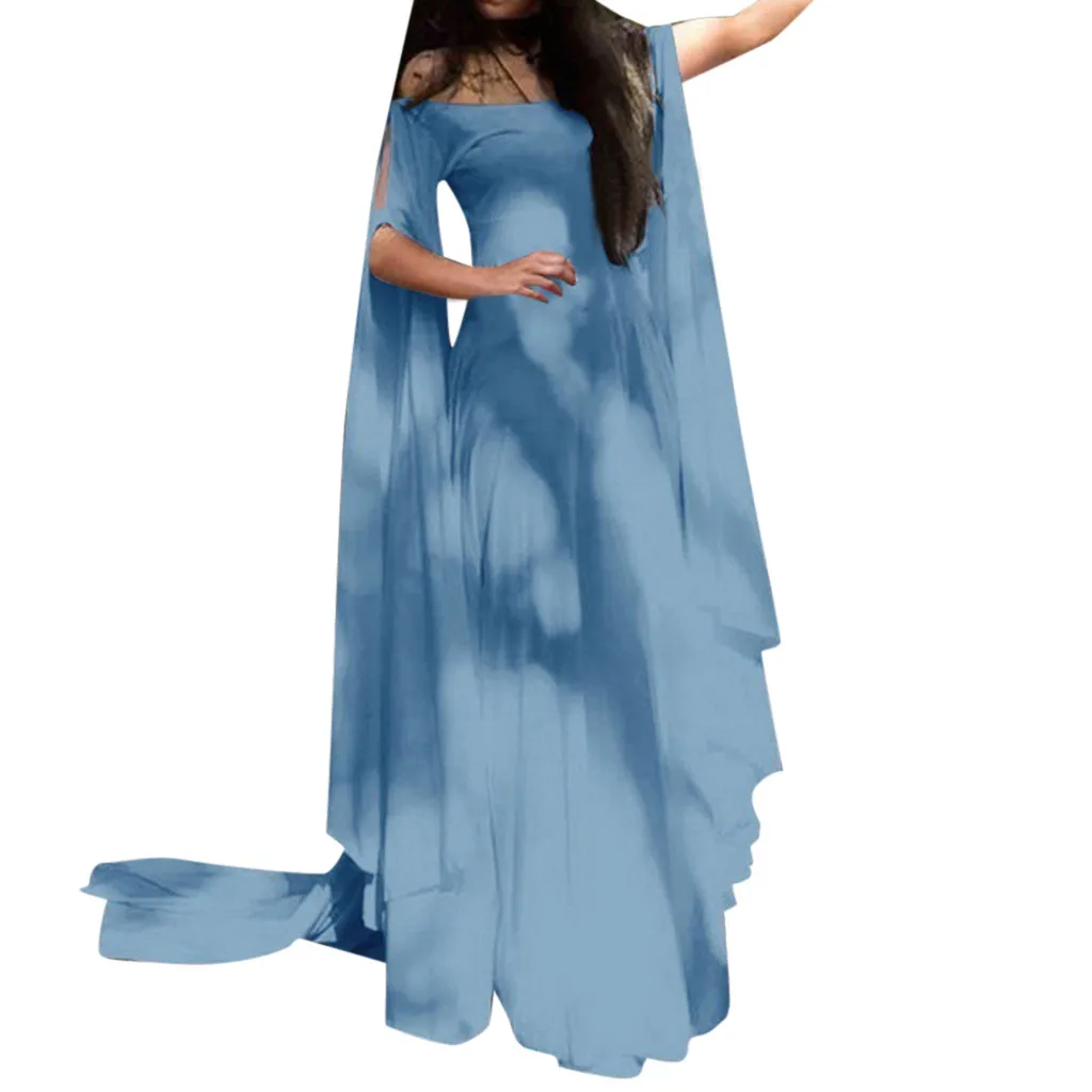 

Women Retro Medieval Renaissance Cosplay Vintage Party Club Elegante Dress