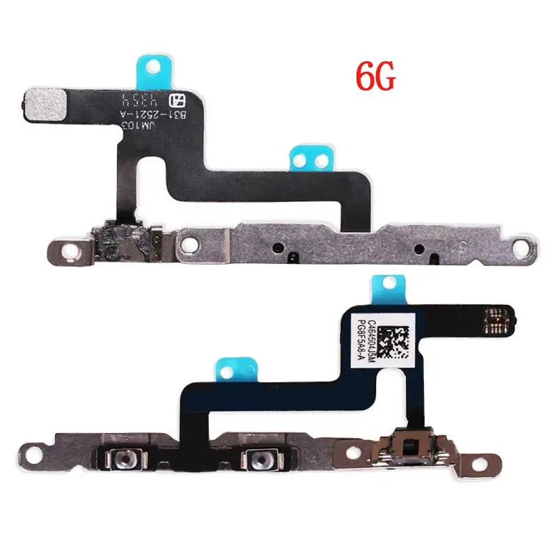 

1pcs For iPhone 6 6G 4.7 6S Plus inch Volume Control Button Mute Lock Switch Ribbon Cable Flex Connector Repair Part