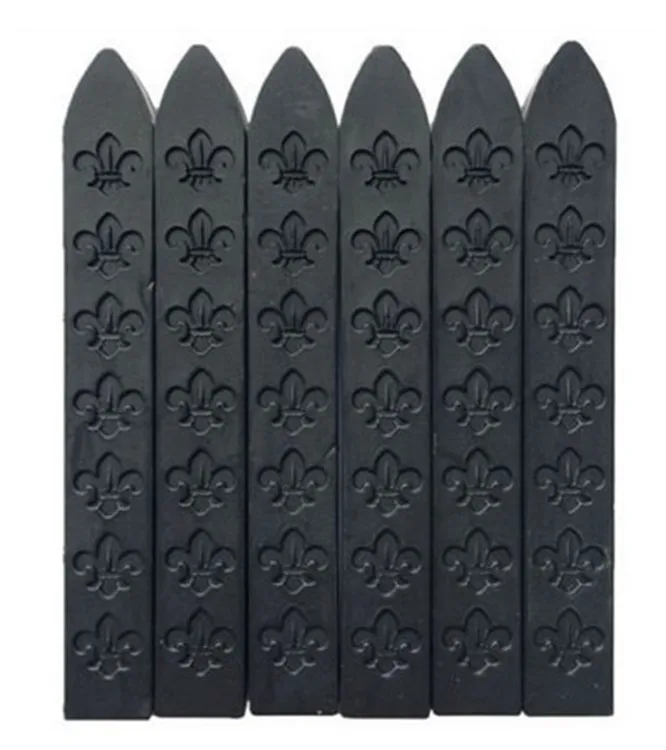 Новые 12 шт черные восковые палочки с фитилями для декоративных свадебных приглашений, восковые уплотнительные штампы - Цвет: 6pcs