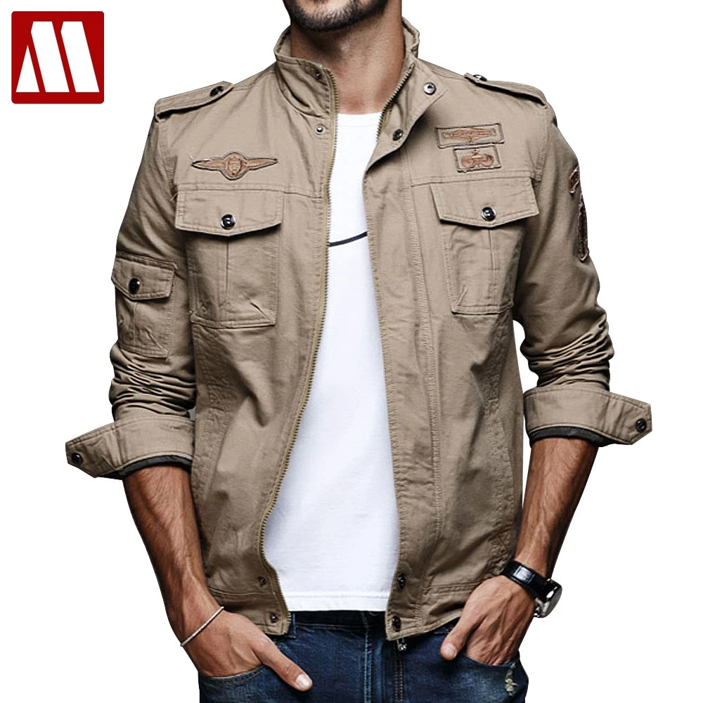 

Men jacket jean military Plus size 6XL army soldier Washing cotton male clothing Spring Autumn Mens jackets 2022