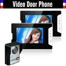 7 Inch Night Vision Digital Video font b Door b font Phone Intercom Doorbell Doorphone System