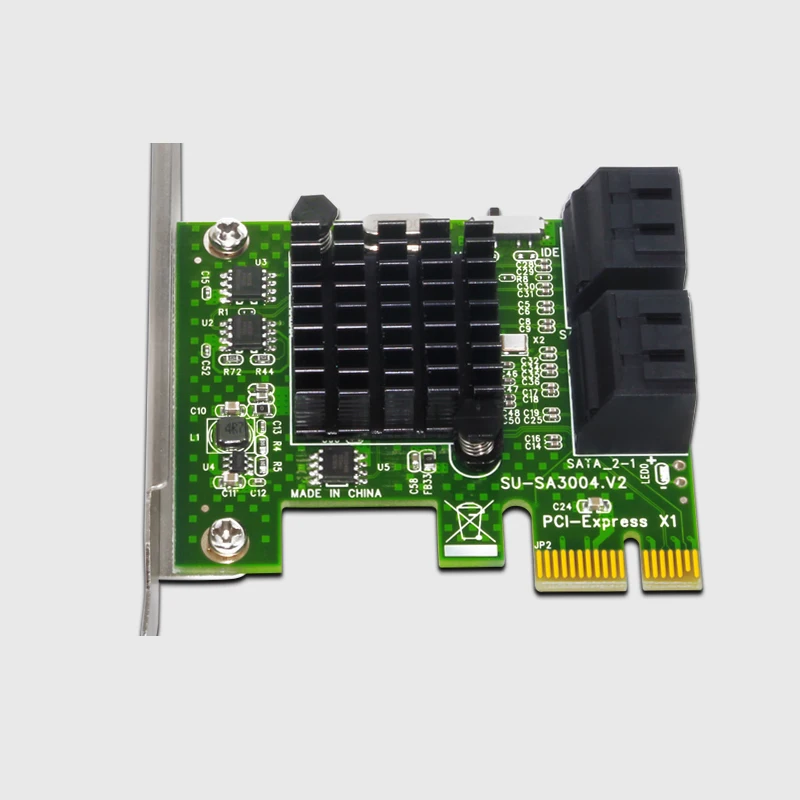 Плата расширения SATA3.0 PCI Express 4 порта SATA 6 ГБ 1X E III|Платы расширения| |