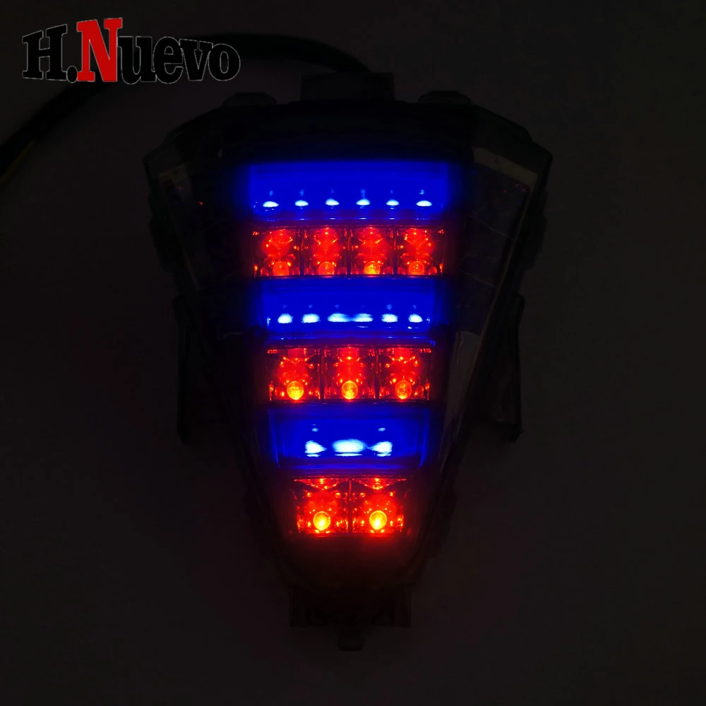 For Yamaha R15 Motorcycle LED Flasher Taillight Rear Tail Turn Signals Brake Stop Running Lights Indicator Blinker Signal Light (4)