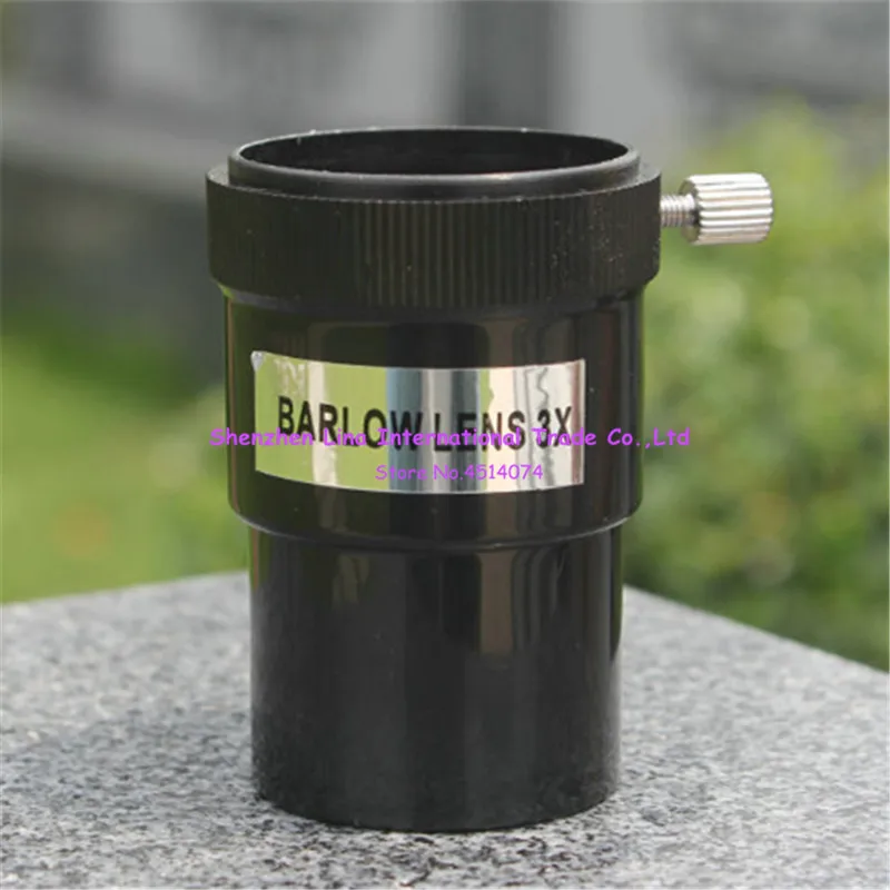 

Datyson Astronomical Telescope Accessories 3X Extender 1.25 Inch 31.7mm Glass Lens Material 5P9943