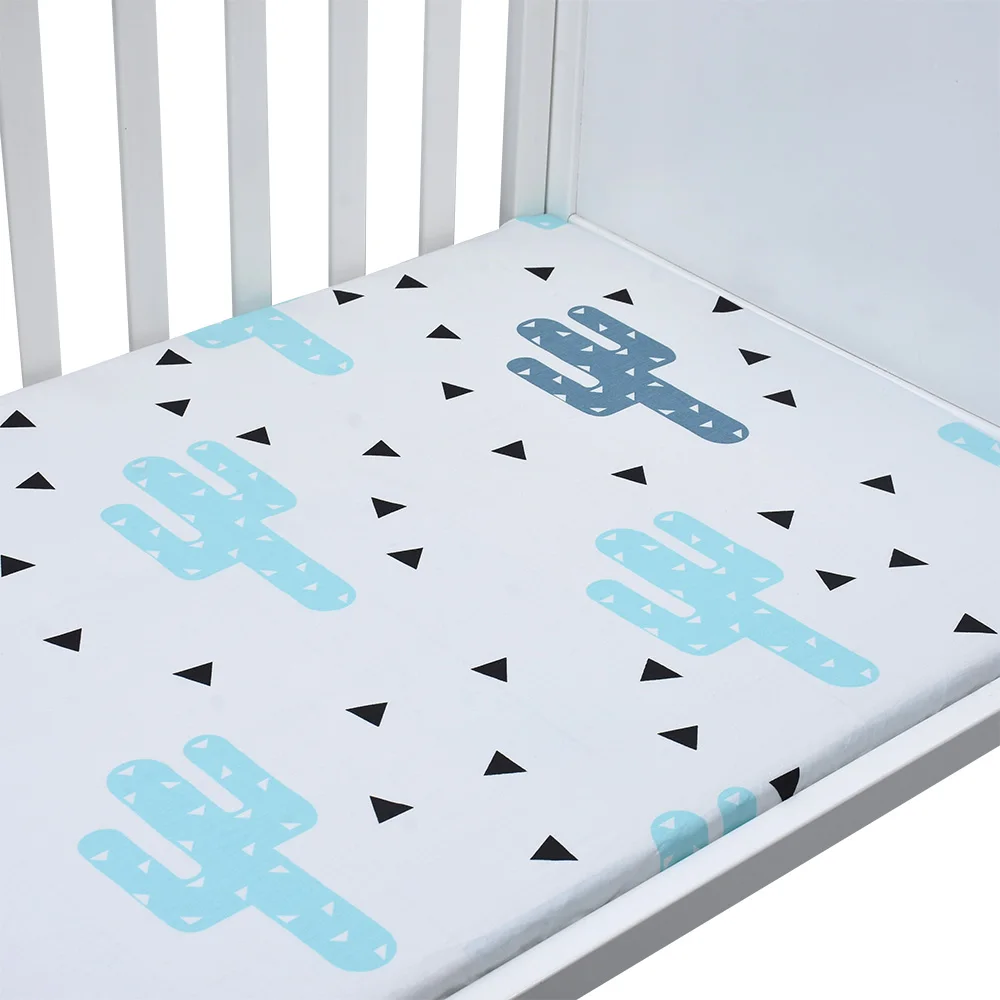 Harga Kualitas Tinggi 100% Katun Organik Bayi Tempat Tidur Lembar super Sofli Desain Baru Tempat Tidur Lembar Cocok untuk Bayi dan Balita Di Set Tempat Tidur