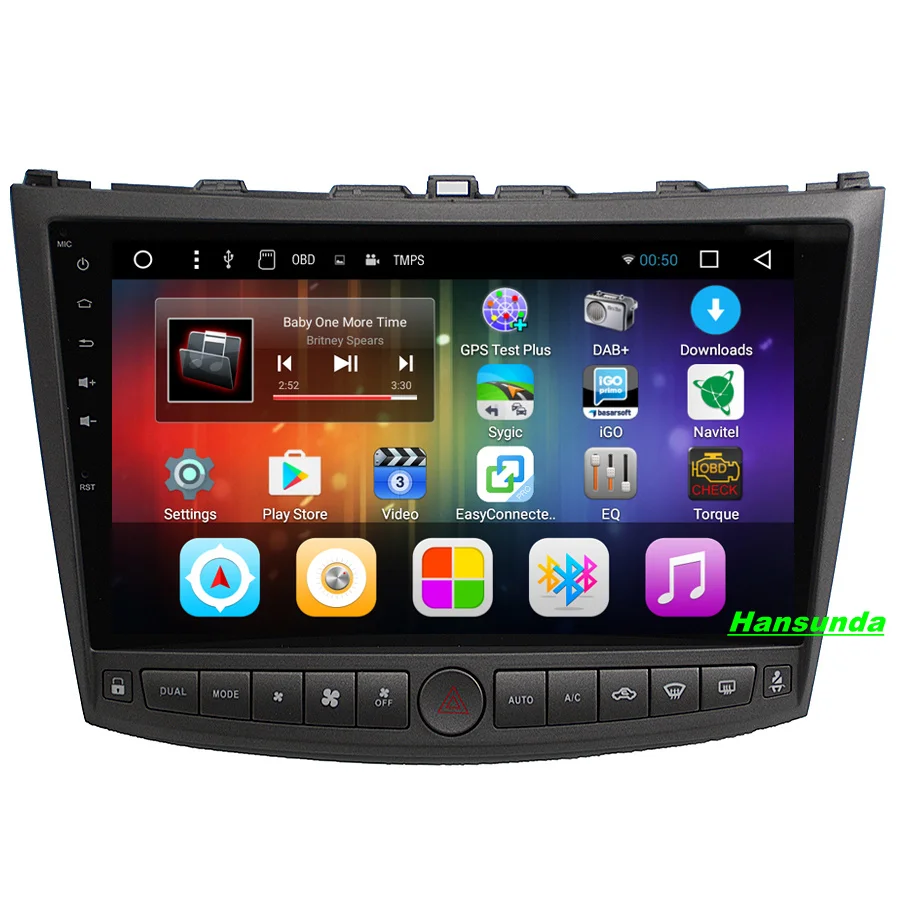 Best Free maps of Russia! 9inch big screen Android 7.1 Car Multimedia GPS Navigaton Video Radio Player in dash for Lexus IS200 IS220 3