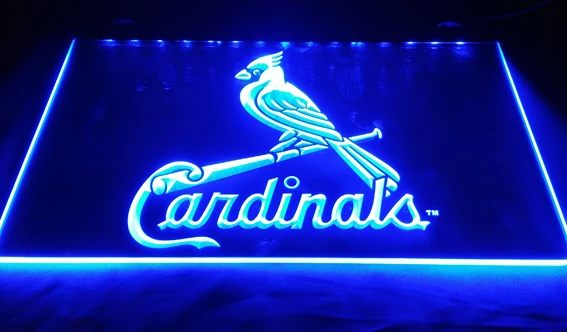 

LS886-b- St. Louis Cardinals Pub Bar 3D LED Neon Light Sign Customize on Demand 8 colors to choose