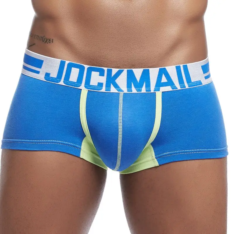 JOCKMAIL нижнее белье мужские боксеры камуфляж хлопок сексуальные мужские комфортные трусики из «дышащей» ткани трусы мужские боксеры мягкие трусы