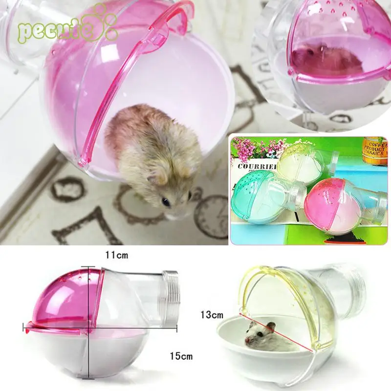 

Clean Cute Round Type Villa Acrylic Bathroom Pet Bowl Bath Room Sauna Room Wash Hamster Bath Sandbox