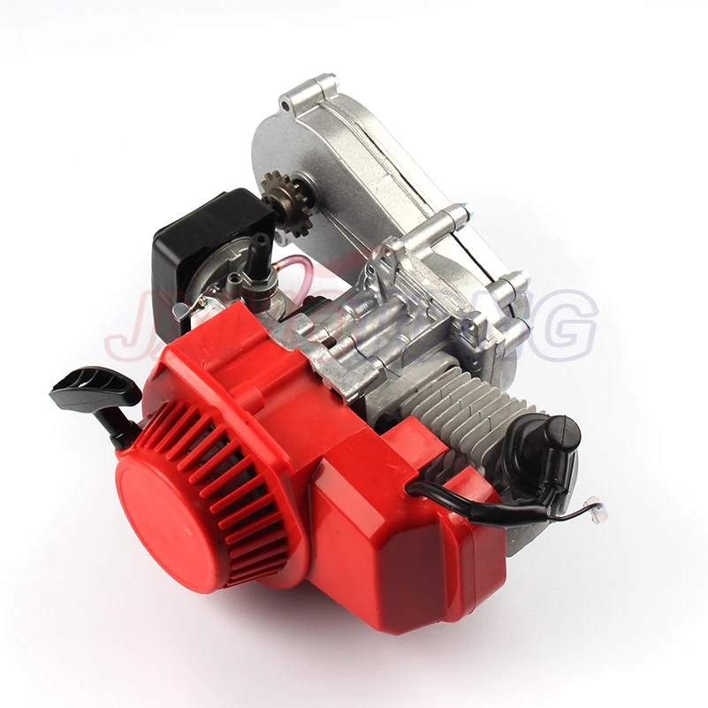 Motor de arranque de 2 tiempos 49cc con transmisión para Mini bicicleta de bolsillo ATV