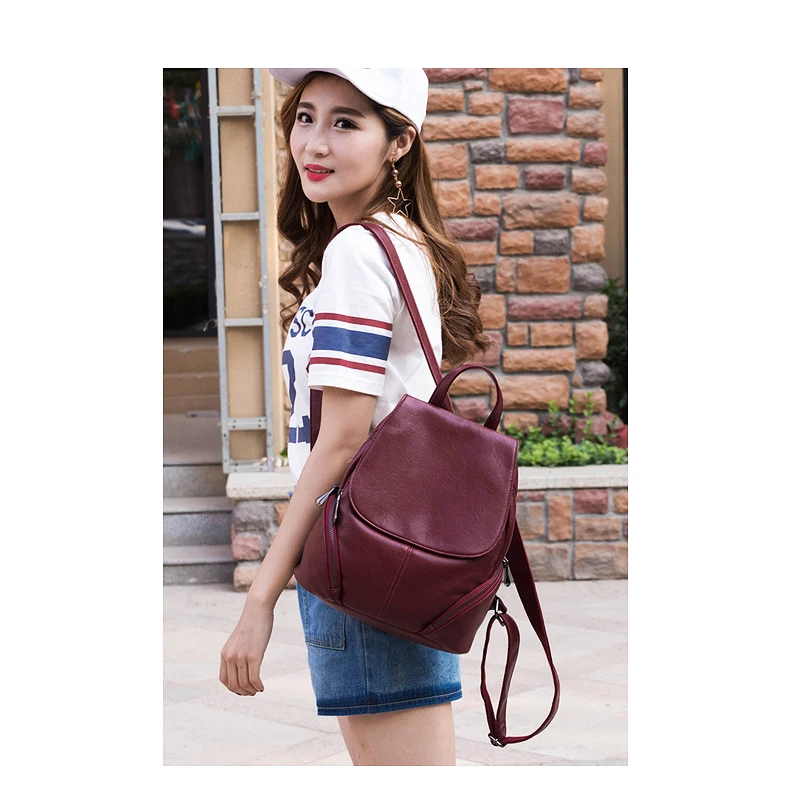 Qualidade Mochila Bagpack Mulheres Moda Sacos de