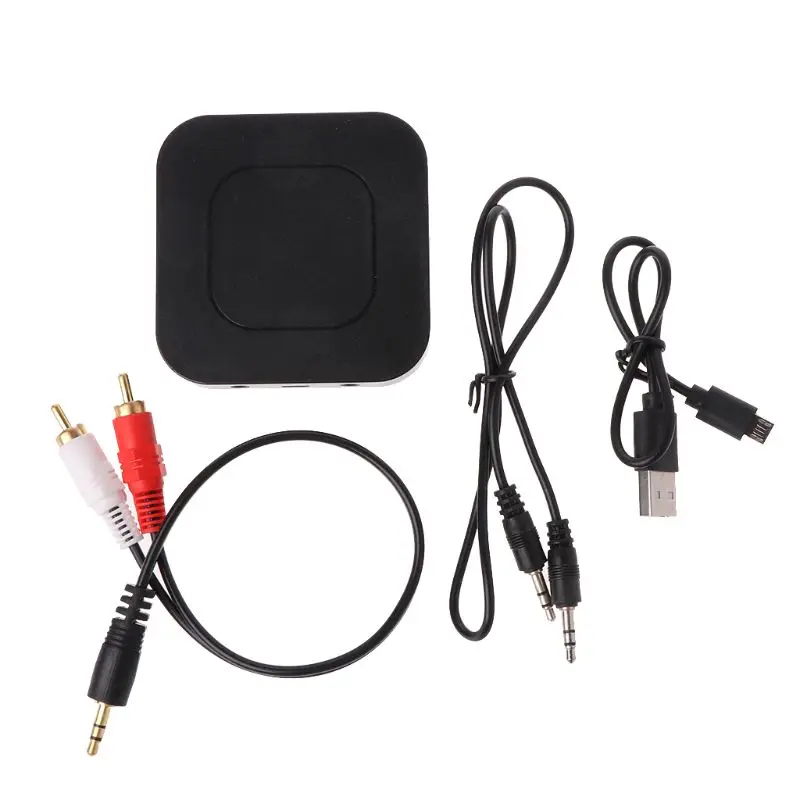 Bluetooth V4.2 Transmitter /& Receiver Wireless Audio 3.5mm Aux RCA Adapter