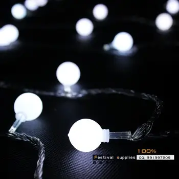 

Led lights flasher lamp set ball lighting string lawn lamp garden lights chromophous 10 spherule meters 100