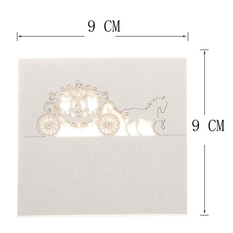 10/50/100 каретки Форма открытки именем гостя с лазерной обработкой Эскорт открытки со свадебными украшениями Свадебные Приглашения вечерние поставки 8Z