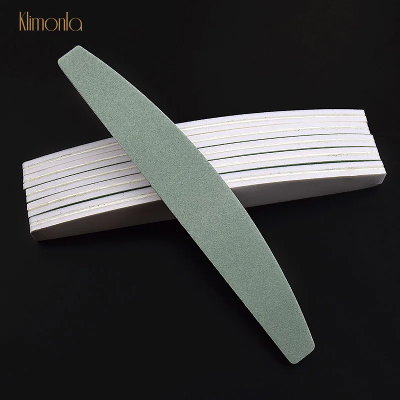

7Pcs/Lot Nail File Sanding Polishing Buffer Blocks Double-sided UV Gel Nail Polisher Manicure Pedicure Tools Green Boat