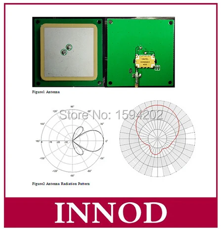 

2dbi UHF RFID Ceramic Antenna with SMA/IPEX Connector for Building in UHF RFID Short Reading Range Reader